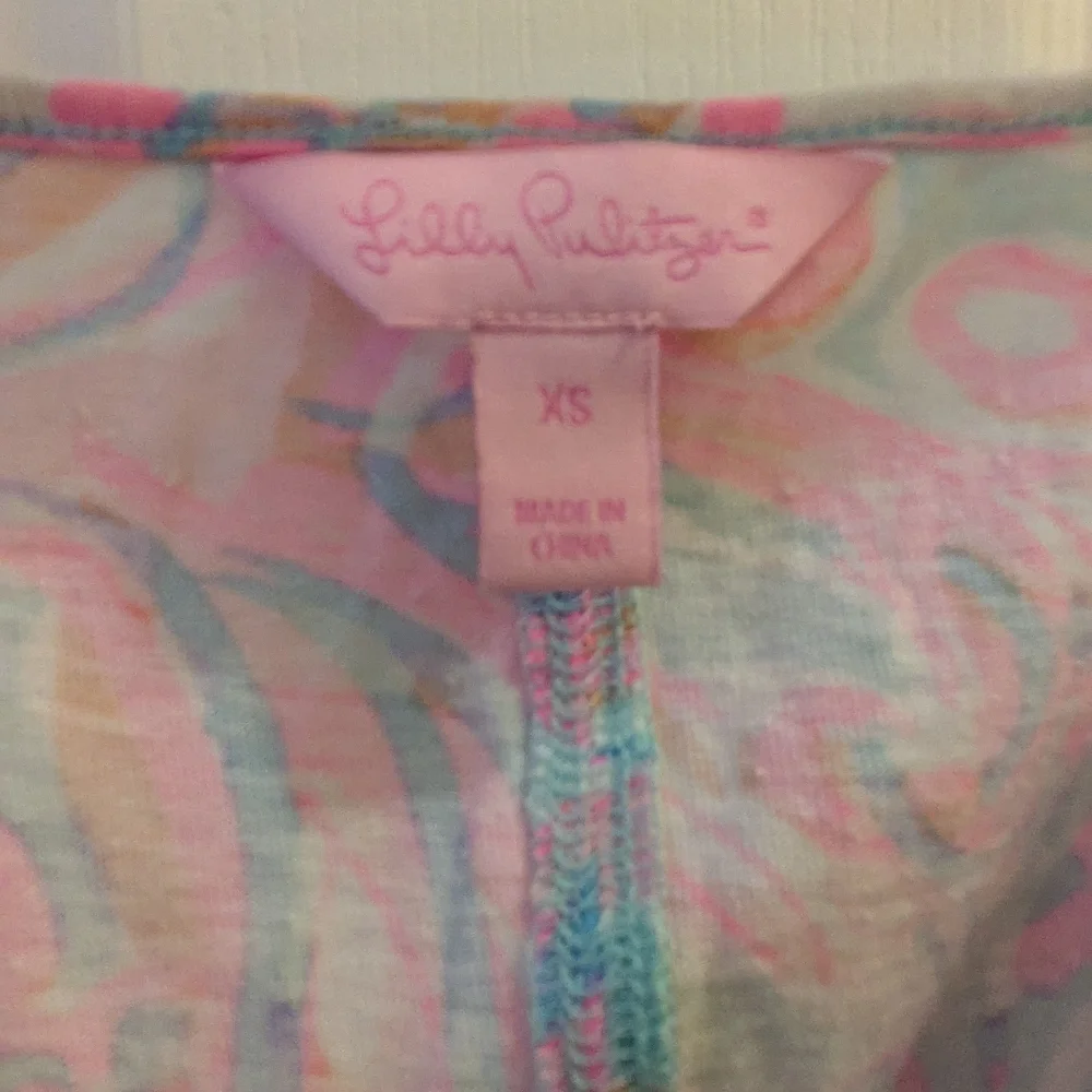 Lilly Pulitzer Pink and Blue Mini Dress - Picture 3 of 3